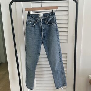 Agolde Straight Leg Blue Jeans